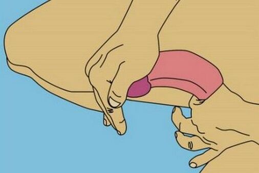 upogibanje penisa za povečanje glavice